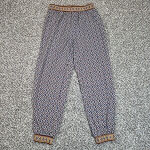 Max Studio Crepe Jogger Pants Pull On Elastic Waist Size Women's XS-S Boho Chic